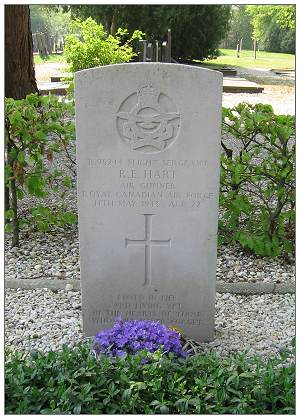 Headstone - F/Sgt.  Ralph Eric Hart - RCAF - 22 Apr 2011 by PATS