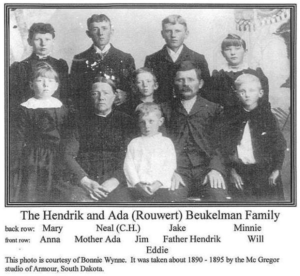 Hendrik Beukelman / Adrianna Rouwert family - South Dakota