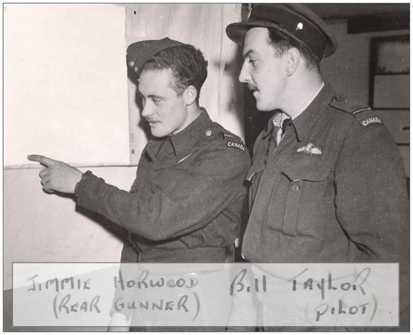 Jimmie Horwood (Rear Gunner) and Bill Taylor (Pilot) - 1944, UK