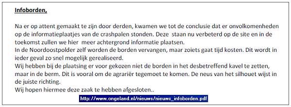 Nieuws - Infoborden 18 t/m 30 - 18 Feb 2014 - ONGELAND