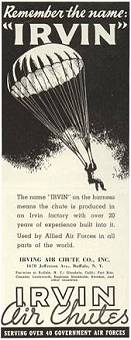 Irvin Air Chute - ad -