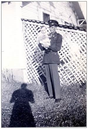 S/Sgt. Jack Wilson Childers with Ruth Ellen Childers '1st cousin'