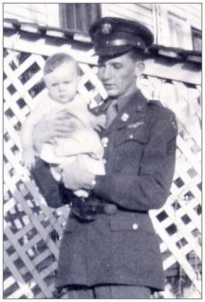 S/Sgt. Jack Wilson Childers with Ruth Ellen Childers '1st cousin'