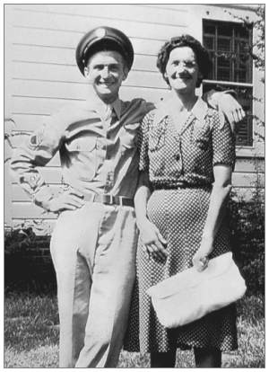 James Carl Owens with his Mom Eva