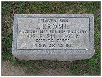 Memorial - Jerome R. Samburg - Age 19