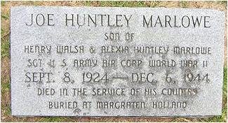 Sgt. Joe Huntley Marlowe - Marker - Conway, SC