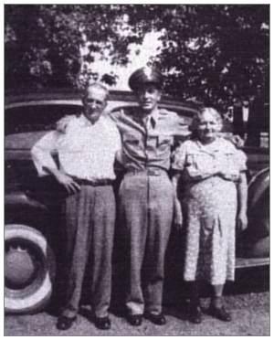 Joe with his parents Louis and Theresa