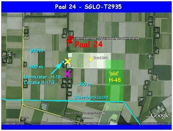 Kavel H-32 - Paal 14 - B-17G - Emmert