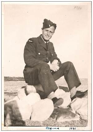 P/O. - Emerson Harvey Kieswetter - RCAF - Regina 1941, Canada