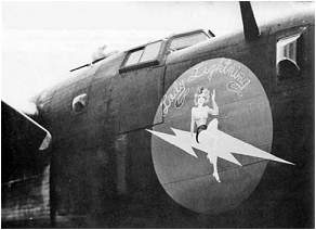 Nose art - #42-52597 - 'Lady Lightning'