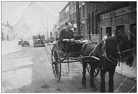 Les in Scotland on a buggy - via Myrtle Wooldridge (niece)