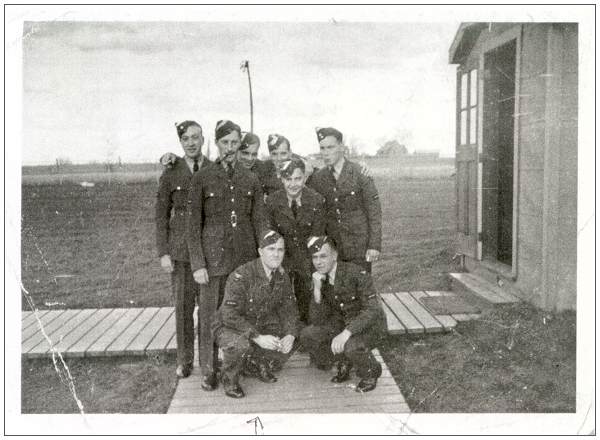 Sgt. Alfred David Leyshon  with unknown buddies