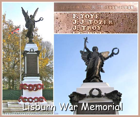 Lisburn War Memorial, Lisburn, Co. Antrim, Northern Ireland, UK
