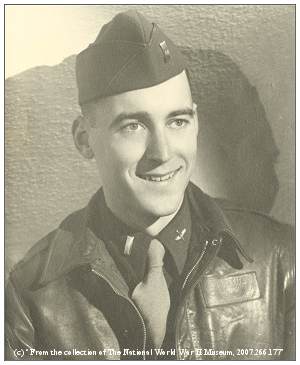 Rexford Herbert Dettre Jr. - with flight jacket - 1943 - copy and reuse restrictions apply