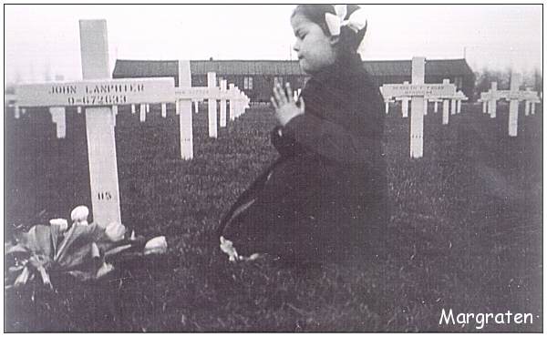 Memorial - O-672633 John Lanphier - Margraten cemetery, Holland