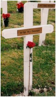 Memorial marker - Evergreen Cemetery, Houlton, Maine - 22 Oct 2006