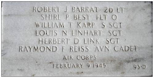 Joint Memorial - Crew Barrat - Jefferson Barracks National Cemetery