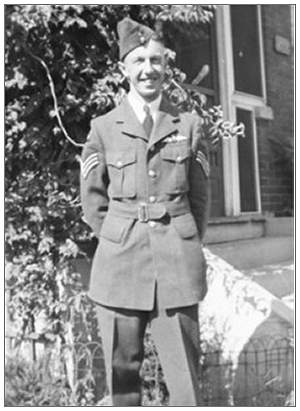 F/Sgt. Merrill George Bailey - RCAF - photo via SMAMF - Douwe Drijver - 07 Oct 2013