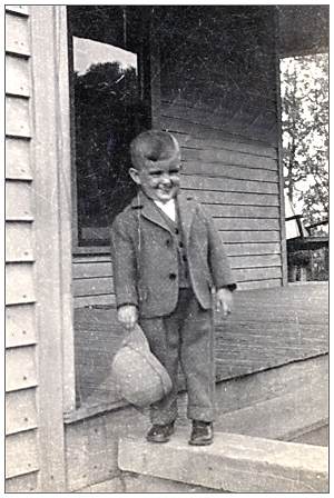 Milton as a little boy, Dyer, TN