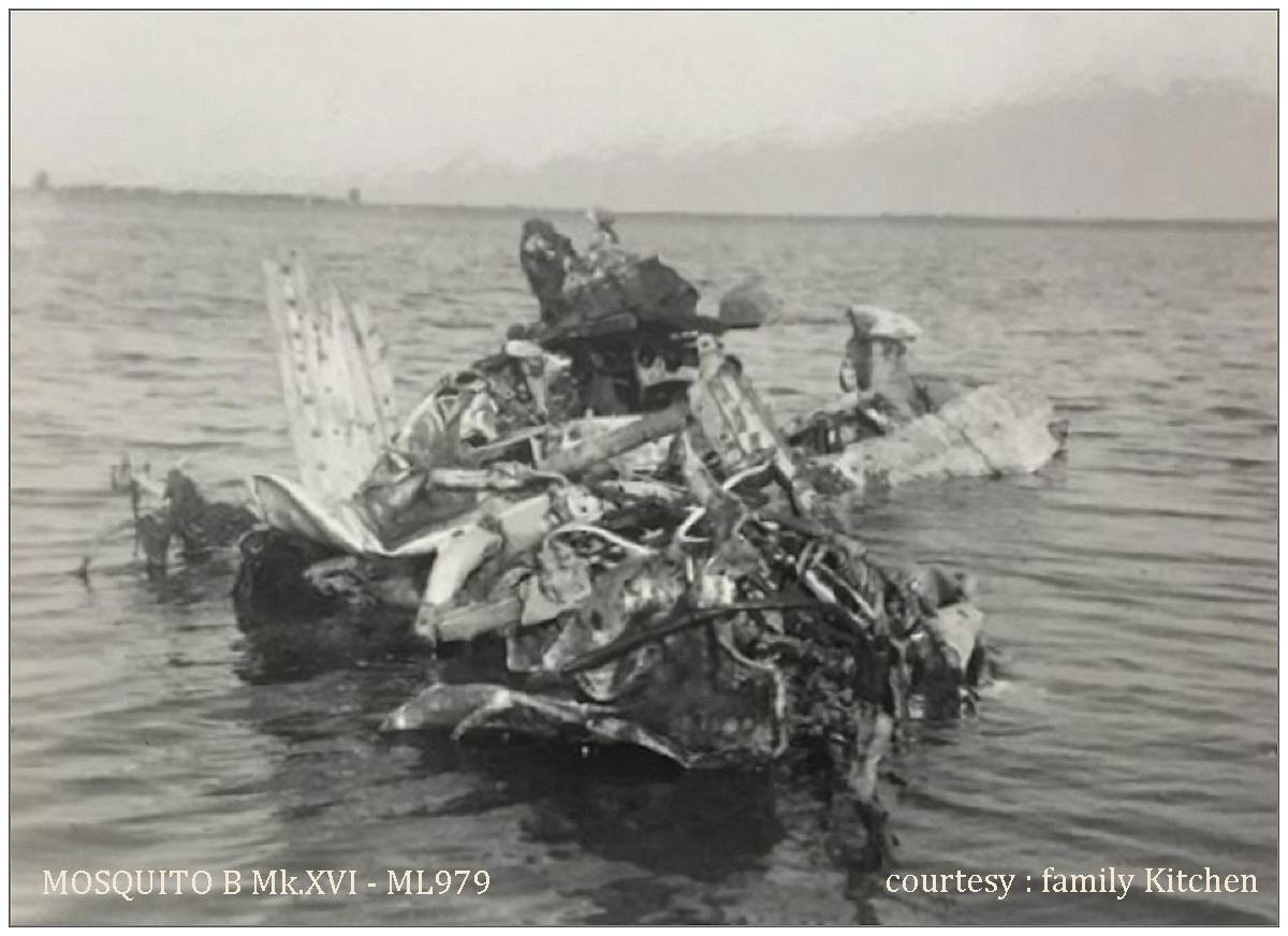 1946 - Wreck of Mosquito B Mk.XVI - ML979 - courtesy family Kitchen