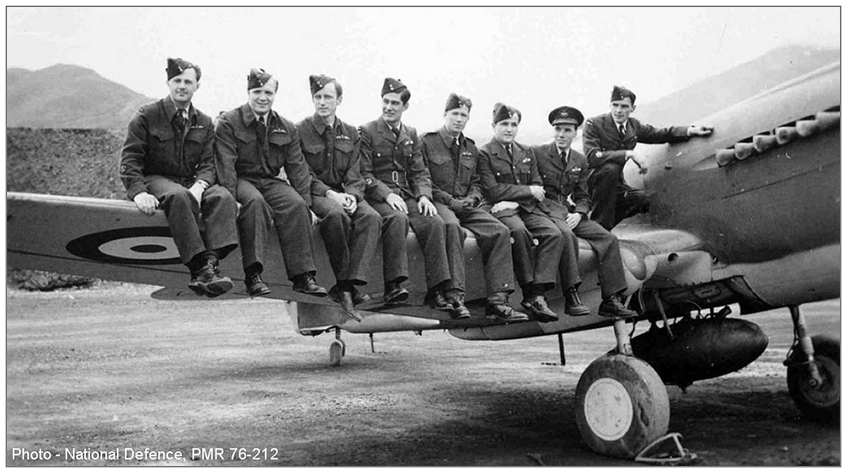 111 Squadron - Apr 1943 - Pilots at Kodiak, Alaska - PMR  76-212 - via Bill Eull