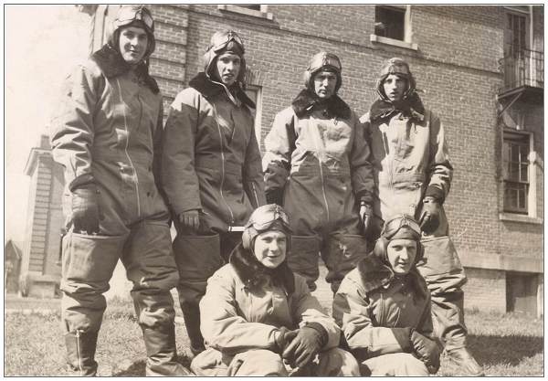 While in training - back row - 2nd left - J/20835 - Harry Wilson Newby