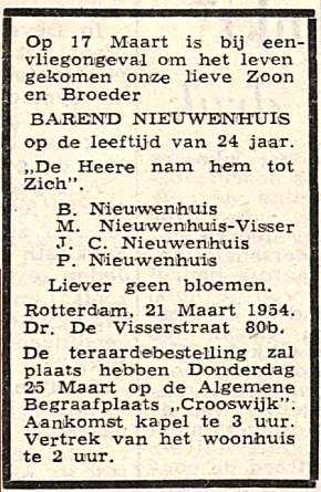 Trouw - 24 Maart 1954