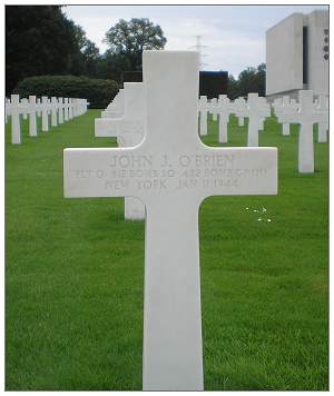 Headstone - FO John Joseph O'Brien