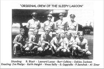 Original crew of 'Sleepy Lagoon' - scrapbook Keith R. Haight