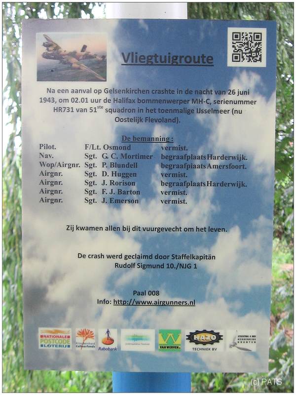 Paal 8 - info bord - foto: PATS