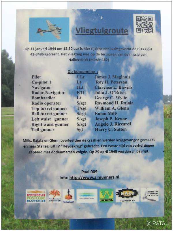 Paal 9 - info bord - foto: PATS