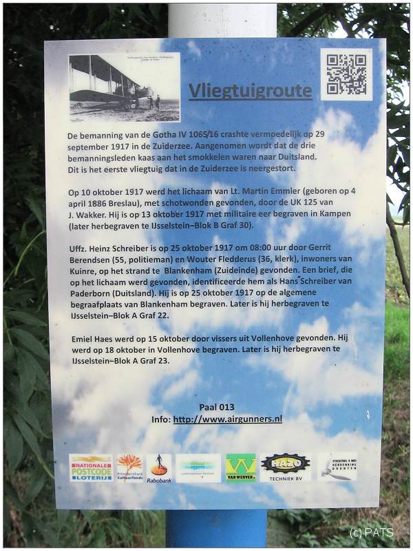 Paal 13 - info bord - foto: PATS