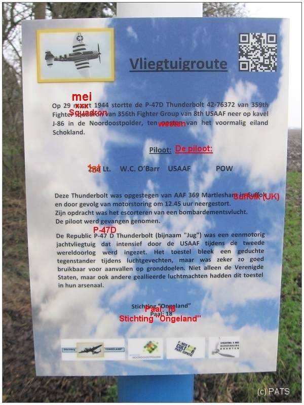 Paal 18 - infobord met verbeteringen