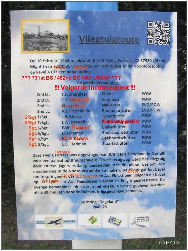 Paal 25 - infobord met verbeteringen