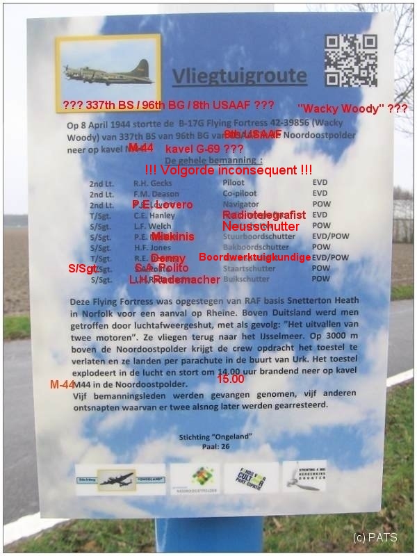 Paal 26 - infobord met verbeteringen