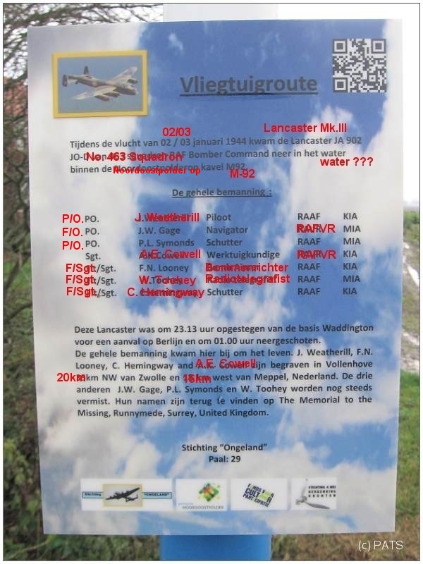 Paal 29 - infobord met verbeteringen