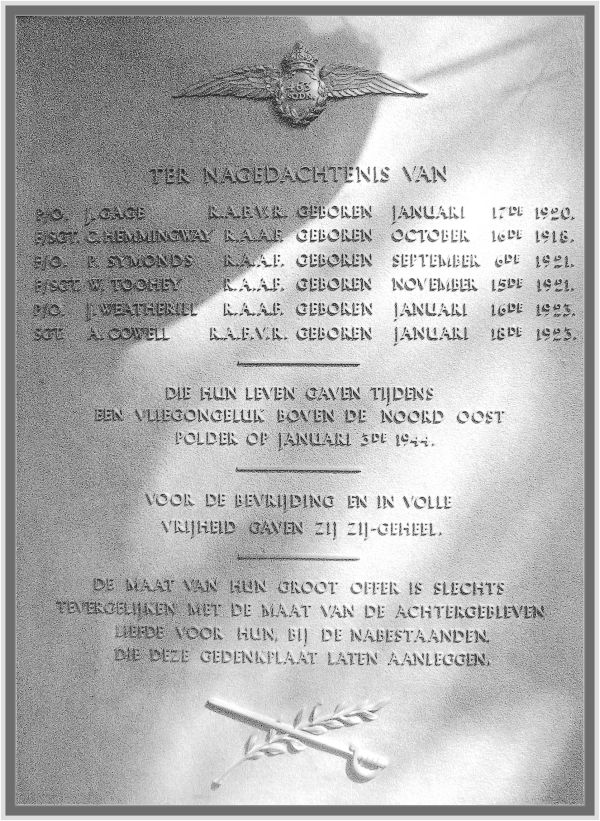 plaque-1944-in-church-vollenhove - image by PATS