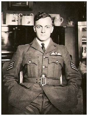 Pilot Officer - Pilot - James 'Jim' Brodie - RAFVR - at home