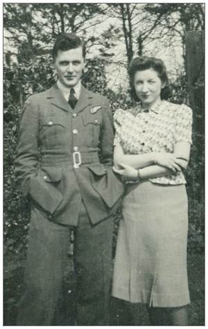 PO Patrick Aylmer Vivian with his fiancée Margaret