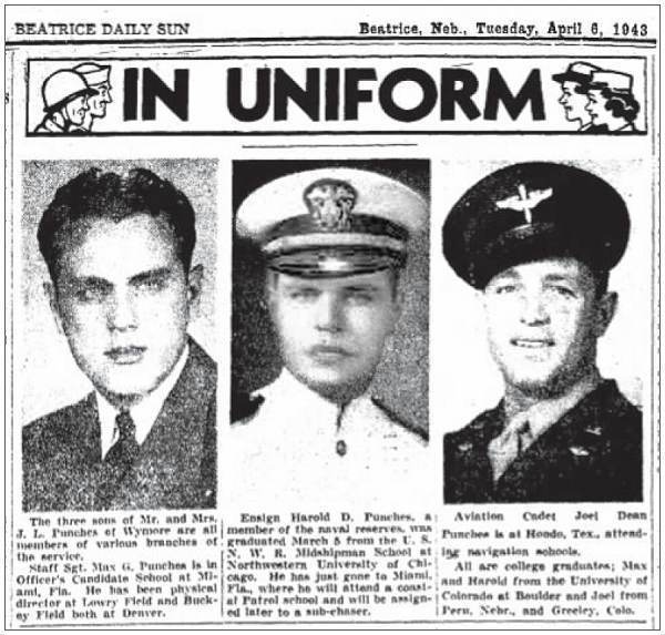 Punches in UNIFORM - 06 Apr 1943