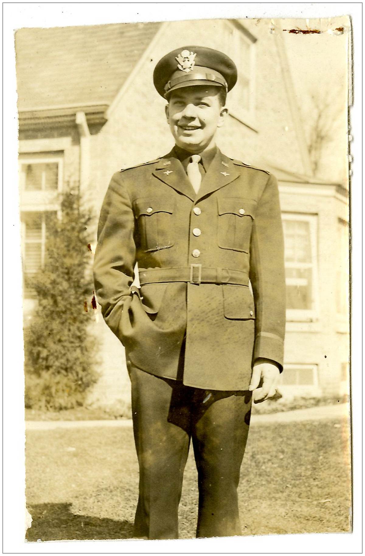 Lt. Ray Camosy - USAAF - photo via KU 1778
