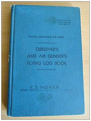 R/74523 - W/O. - Edward Stewart Moran - FLYING LOG BOOK