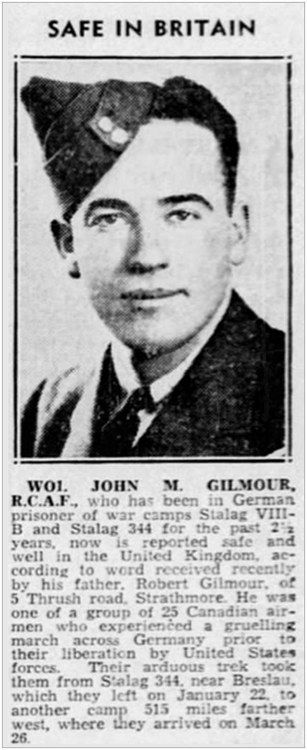 Safe in Britain - John Mitchell 'Jack' Gilmour