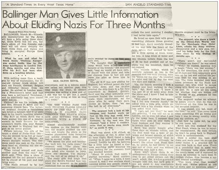 SAN ANGELO STANDARD TIMES - MARCH 1944