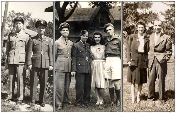 Sgt. Francis 'Frank' Otterson with relatives