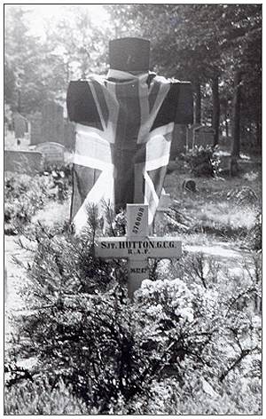 Sgt. Grantley Charles George Hutton - Grave marker - post-war