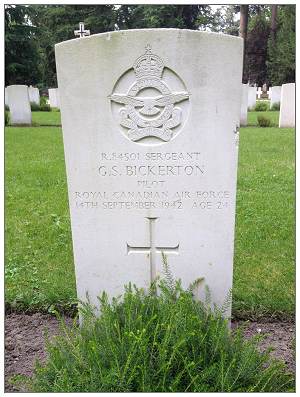 R/84501 - George Stanley Bickerton - headstone