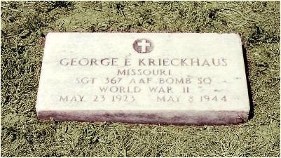 Headstone - Sgt. George Evan Krieckhaus, Bridgeton, MO