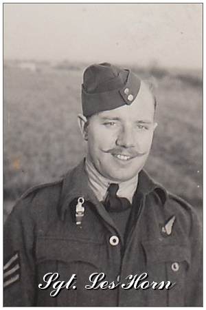 R/119868 - Sgt. - Air Gunner - Clarence Leslie 'Les' Horn - RCAF