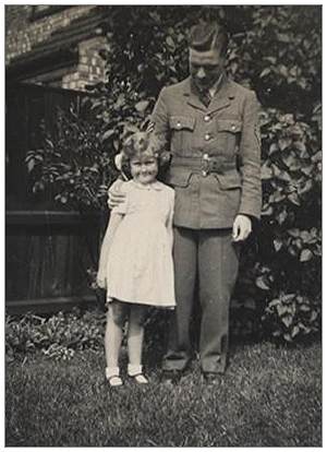 Sheila Beck née Morley with Uncle Ronald John Mumford